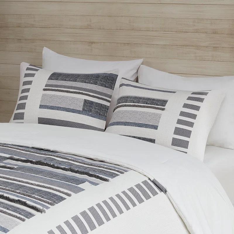 Oconnor 3 Piece Boho Cotton Printed Comforter Set with Trims