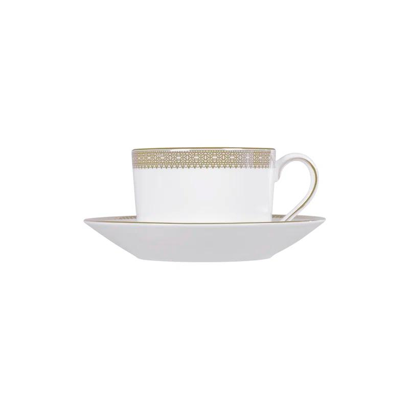 Vera Wang Vera Wang Lace Gold Teacup & Saucer