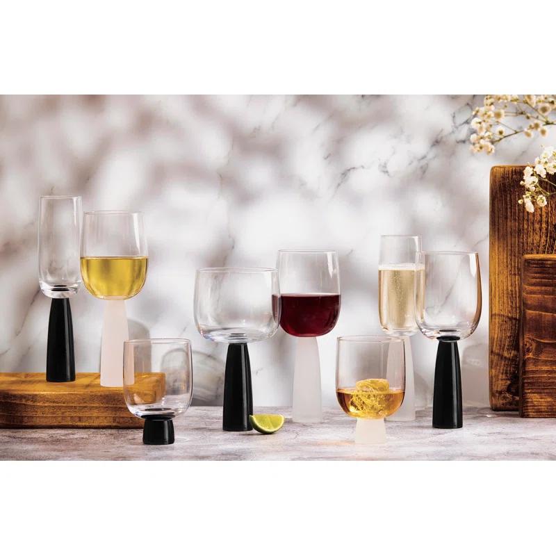 Peri 10.25oz. Glass Drinking Glass Glassware Set (Set of 2)