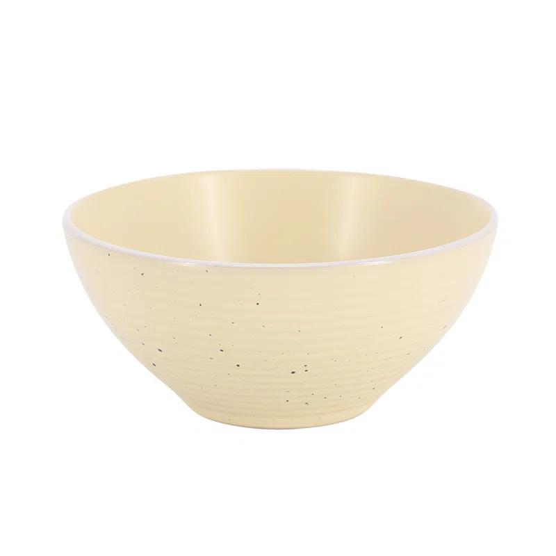 HomeStyle Entertaining HomeStyle Entertaining Emilia 16pc Assorted Double Bowl Stoneware Dinnerware Set