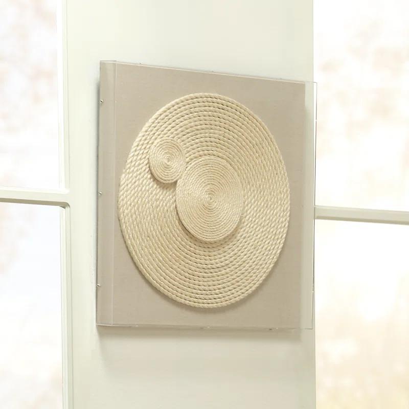 Jamie Young Company Handmade Farmhouse Abstract Wall Decor on Rope