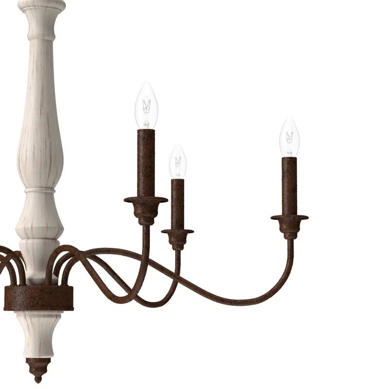 Hunter Fan Teren 6 - Light Candle Style Classic / Traditional Chandelier