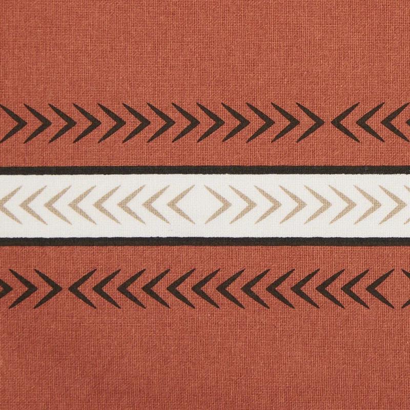 Design Imports Geometric Cotton Reversible Pillow Cover