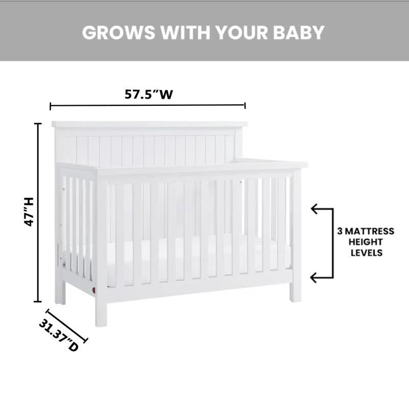 Soho Baby Everlee 4 in 1 Convertible Crib