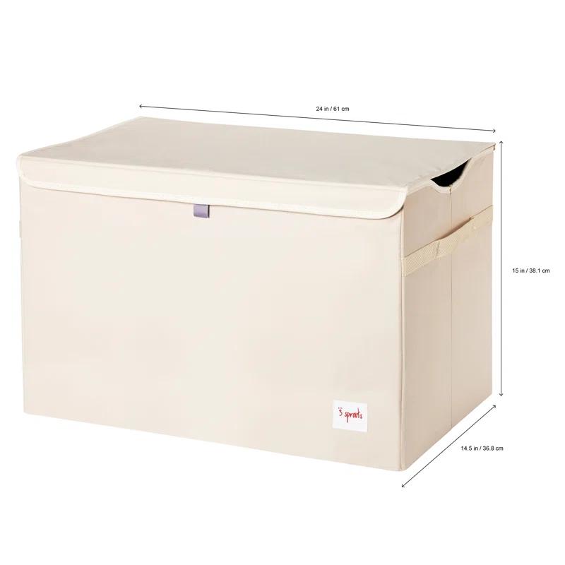 3 Sprouts 3 Sprouts  - Toy Chest Storage Box for Kids Playroom, Crocodile