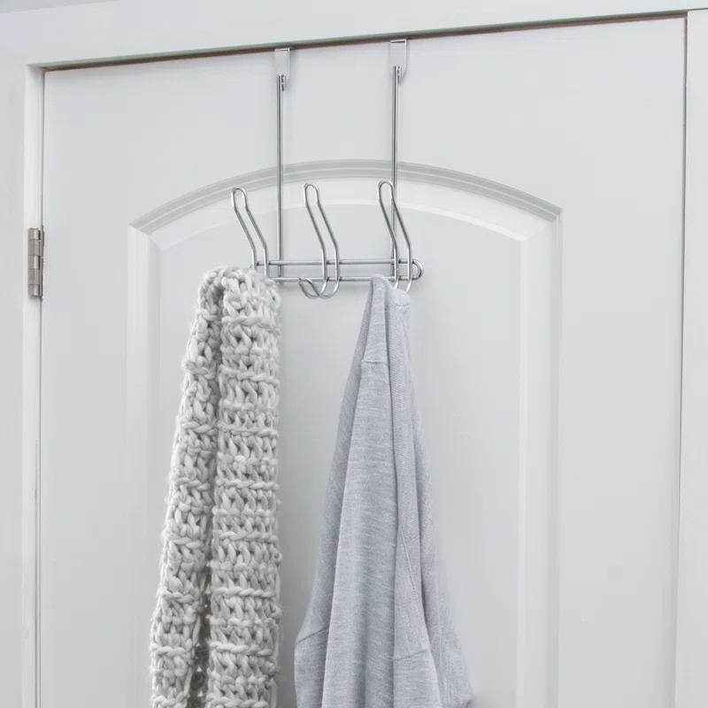 Simplify Iron Over-the-Door 6 - Hook Wall Mounted Coat Rack