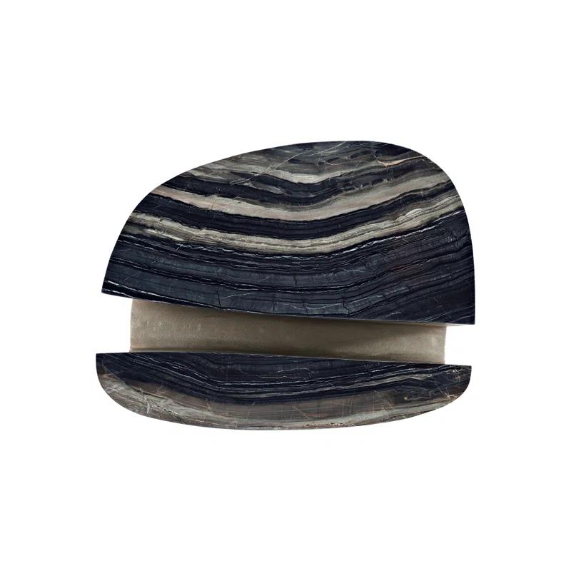 Tegan Marble Top End Table