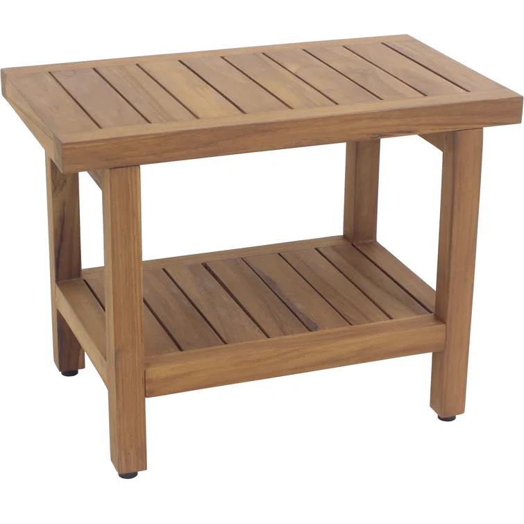 Aqua Teak Spa 24'' W Teak Shower Bench