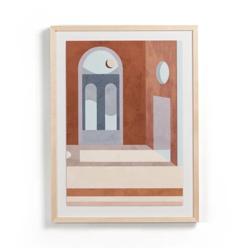 Four Hands Art Studio Coup Desprit " Surrealism Dreamscapes Hallway 1 " by Coup DEsprit Painting Print