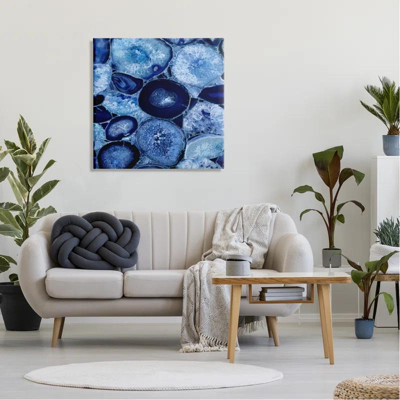 Stupell Industries " Blue Geode Crystals Arrangement " by Danielle Carson