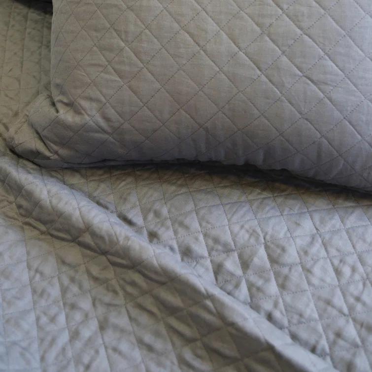 Hampton Quilted Sham by Pom Pom at Home - Cream / Standard