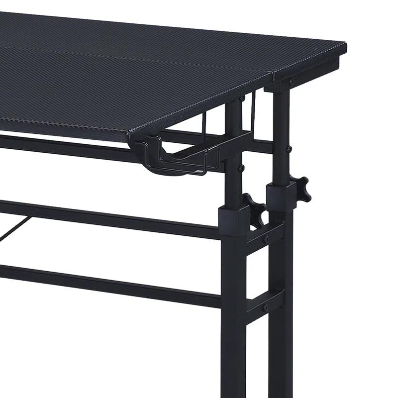 Wenty Techni Mobili Adjustable Metal Base Computer Desk