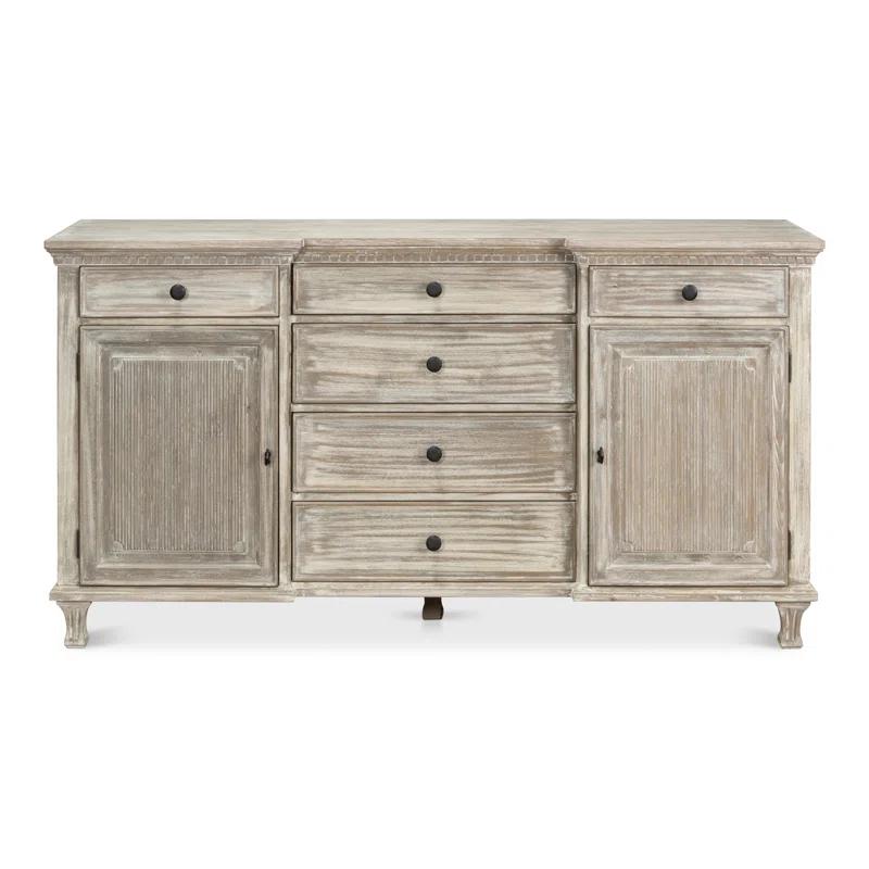 Sarreid Ltd Bungalow 68'' Solid Wood Sideboard