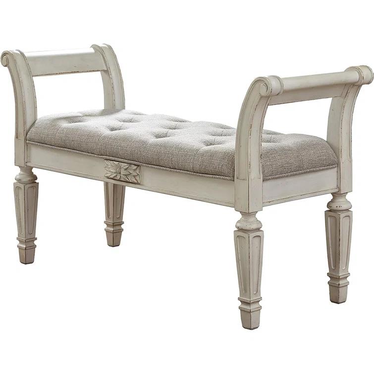 Kelly Clarkson Home Hayley Polyester Upholstered Bench