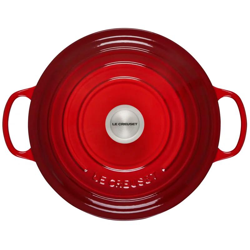 Le Creuset Signature Enameled Cast Iron Round Dutch Oven with Lid