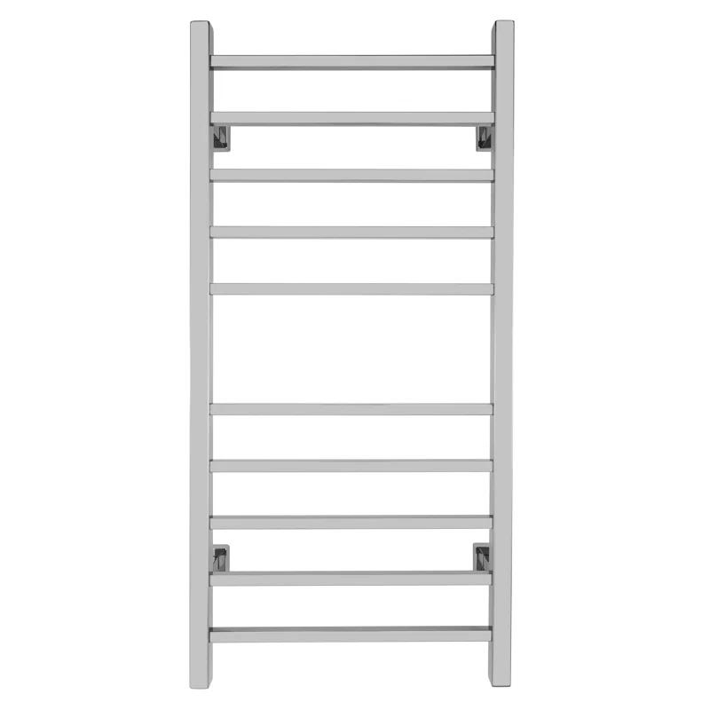 WarmlyYours TW-MT-10PS-HP Metropolitan Electric Wall-mounted Towel Warmer, Polished, 10 Bars, Dual Connection