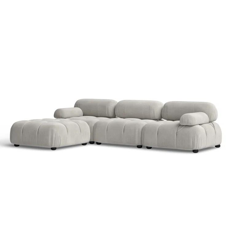 Sigma 4 - Piece Modular Upholstered Reversible L-Sectional
