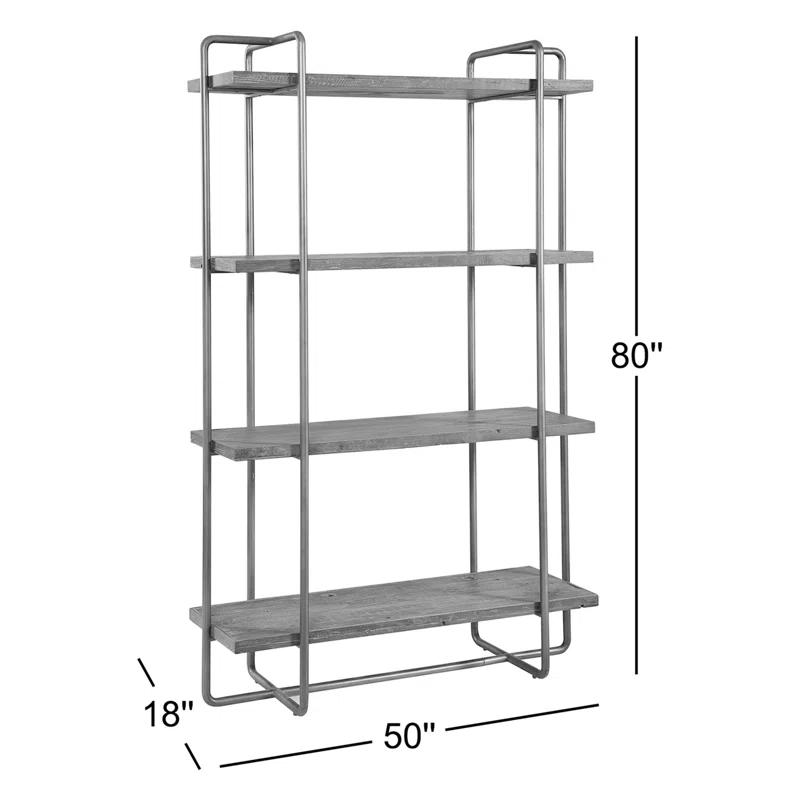 Geffrey Wide Etagere Bookcase