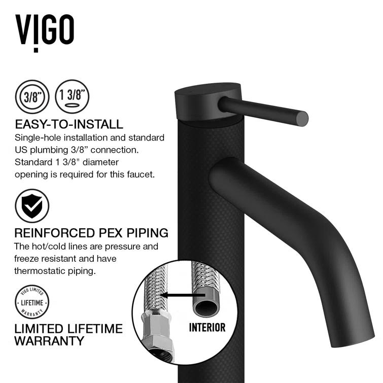 Madison 8" H Single Handle Single Hole Bathroom Faucet