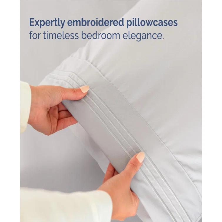 CGK Linens 4 Piece Sheet Set Premium Cooling, Soft & Wrinkle Free Sheet Set