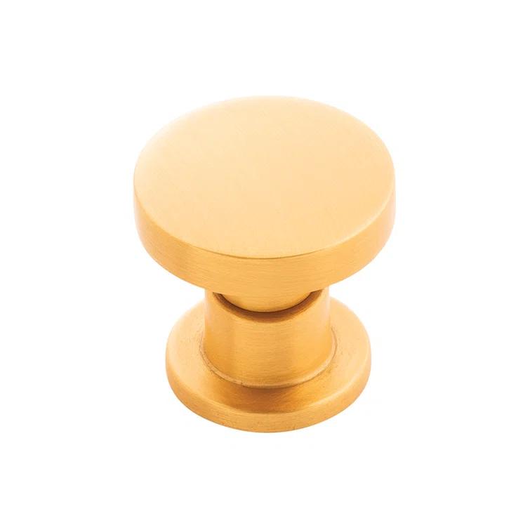 Urbane 1-1/4 in. Brushed Golden Brass Round Knob