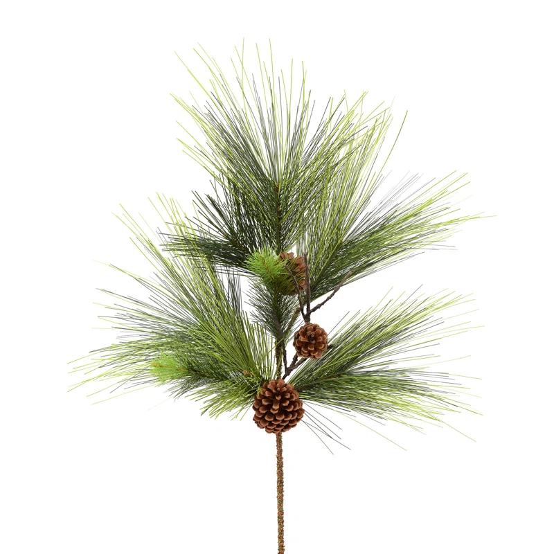Vickerman Polyethylene (PE) Pine Arrangement (Set of 2)