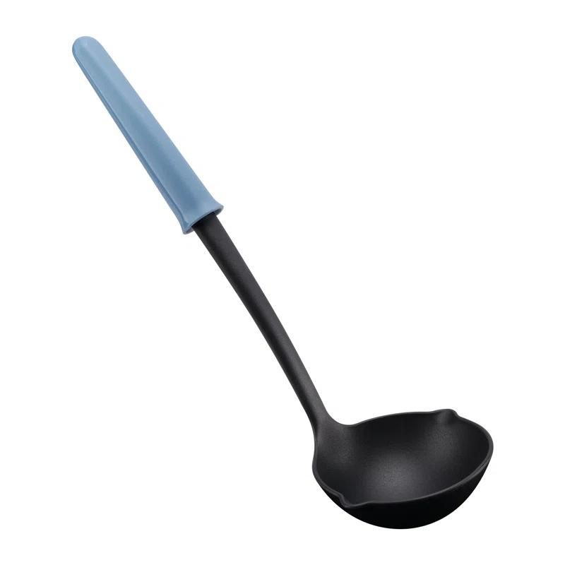 Empava Cooking Gadget Tools Set With K36 Dart Handle, Crock Sets With 5 Pcs Kitchen Utensil With Spoon Rest, Ladle, Spaghetti Spoon, Slotted Turner, Solid Spoon, Slotted Spoon