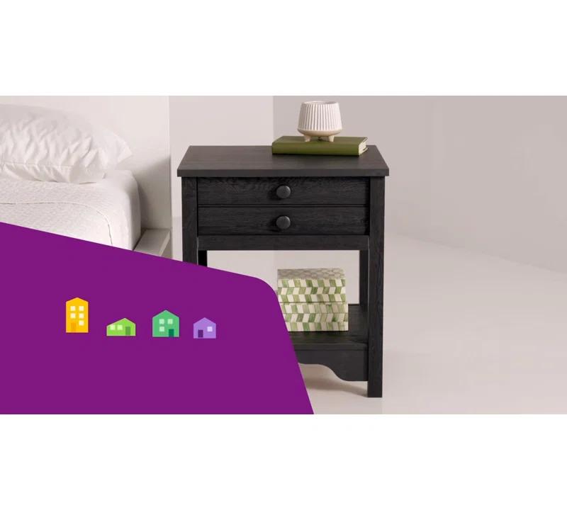 Three Posts™ Lindgren 21.13'' W Nightstand
