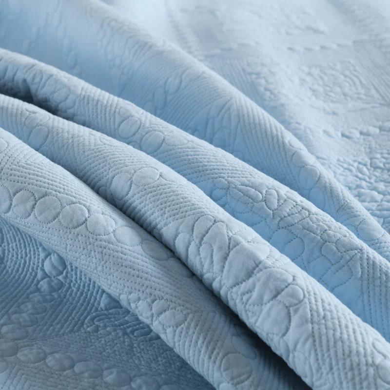 MarCielo Tkembroidery Cotton Abstract Quilt Set