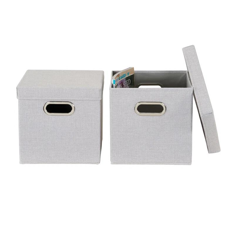 Household Essentials Household Essentials Fabric Bin (Set of 2)