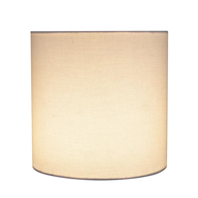 Highland Dunes 8'' H x 8'' W Linen Drum Lamp Shade