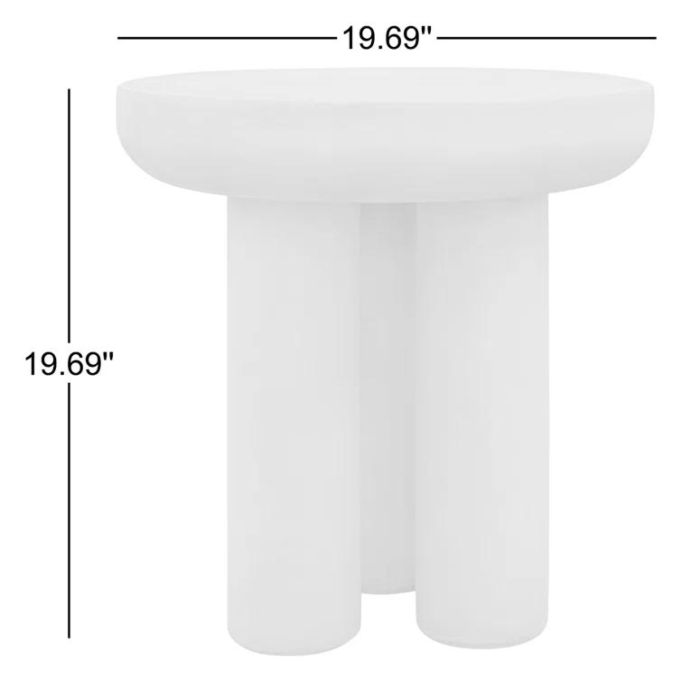 Peagan Indoor / Outdoor Round Side Table