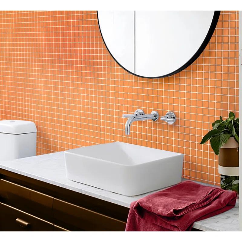 Apollo Tile 11.8" X 11.8" Matte Finished Glass Mosaic Tile