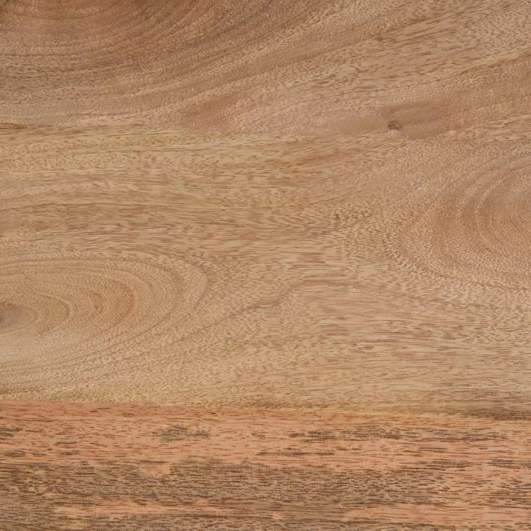 Lora Solid Wood Drum End Table