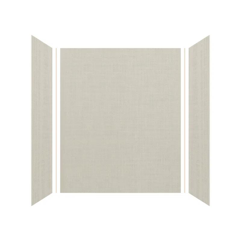 Transolid Expressions 60'' W 36'' D 72'' H Glue Up Solid Surface Wall