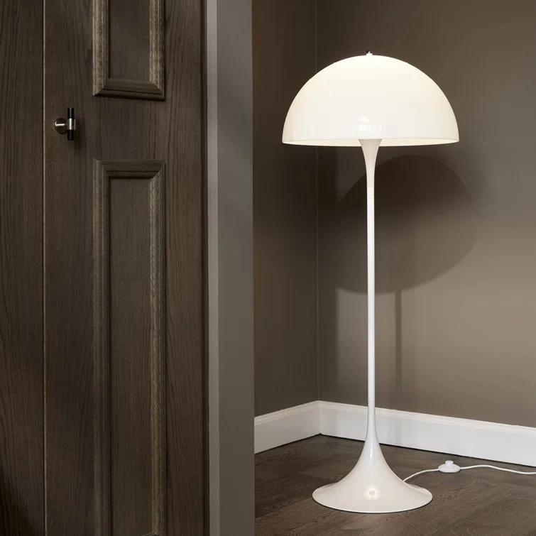 Panthella White Opal Acrylic Floor Lamp