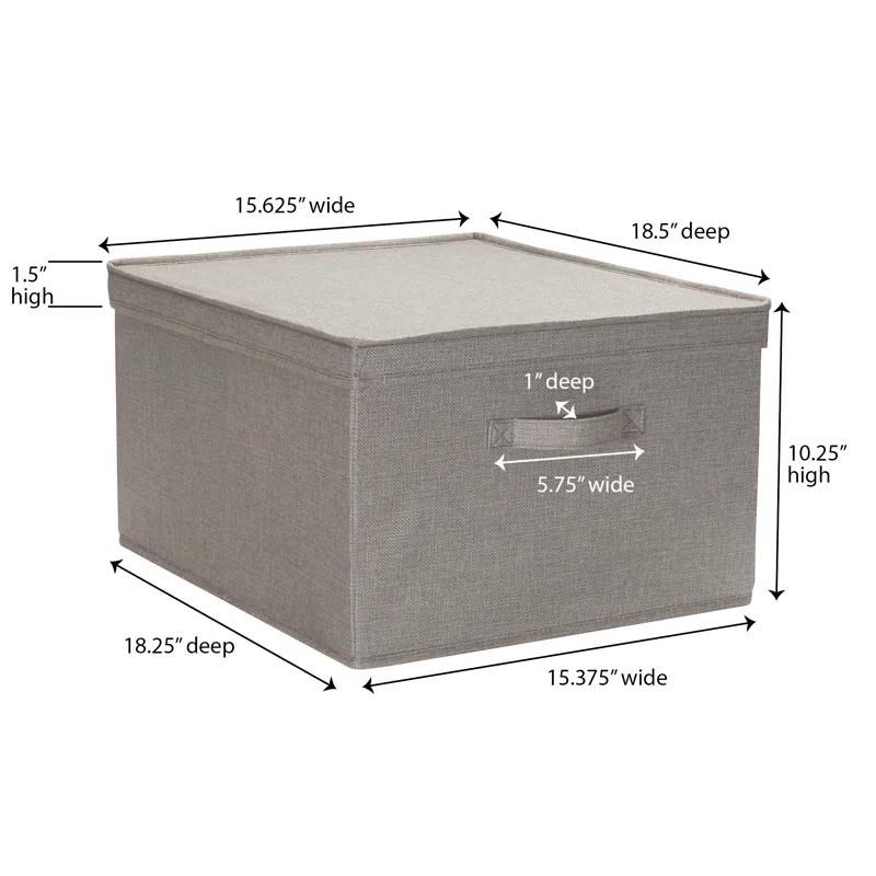 Household Essentials Fabric Bin (Set of 2)
