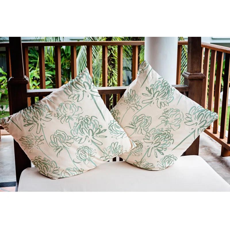 e by design Floral Reversible Throw Pillow