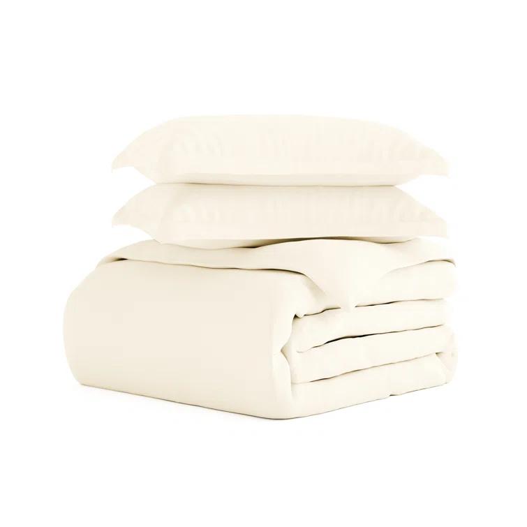 IEnjoy Home Super Soft Double Brushed Duvet Cover Set
