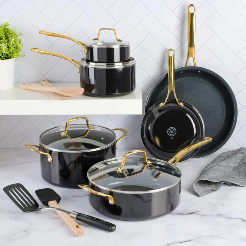 Martha Stewart Martha Stewart 14 Piece Non-stick Cookware Combo Set