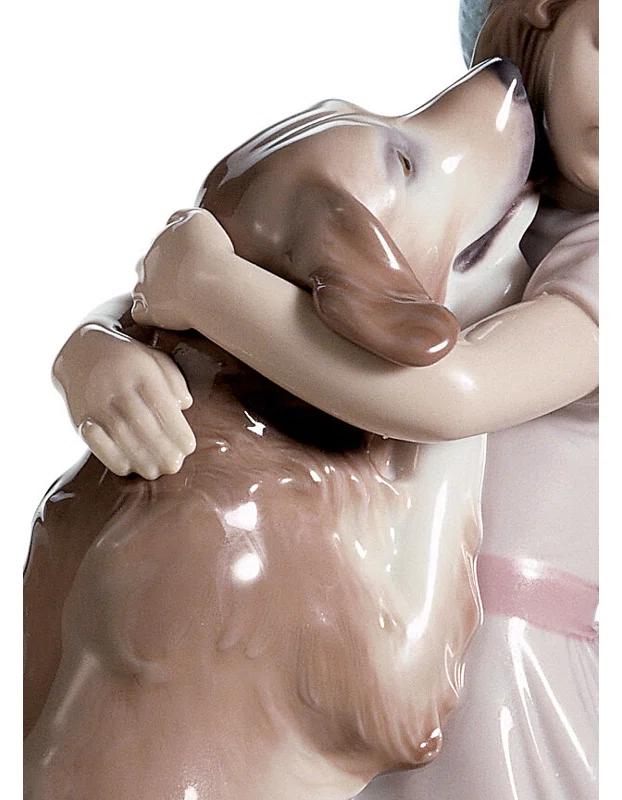 Lladro A Warm Welcome Dog Figurine
