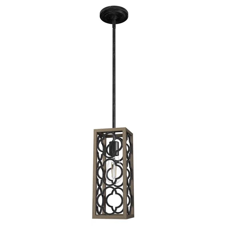 Hunter Fan Gablecrest 1 - Light Single Rectangle Pendant
