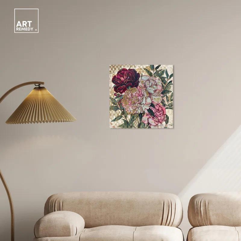 Art Remedy Bouquet di Milano Canvas Glam Art Prints by Art Remedy