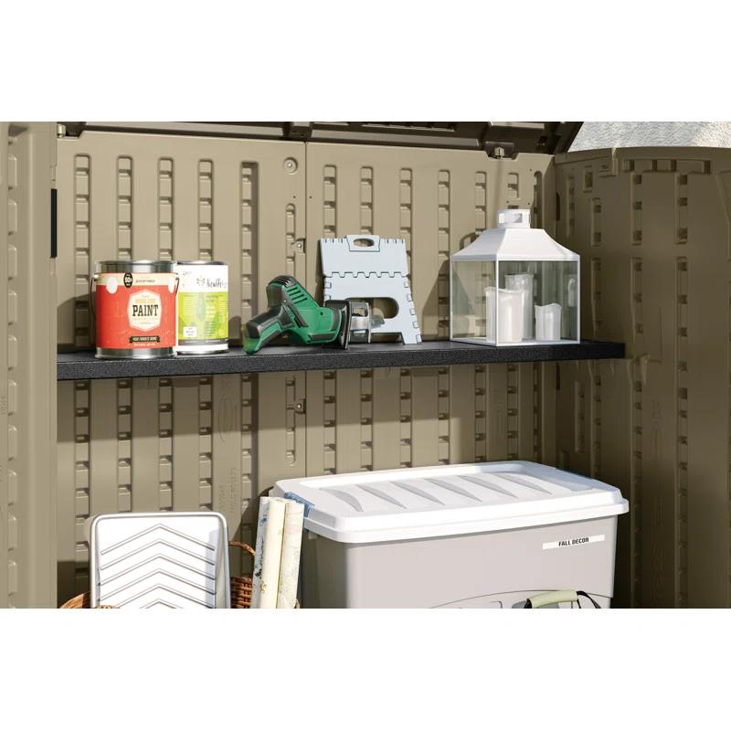 Suncast Suncast Horizontal Shed 50 in. W. x 10.25 in. D Shelf Kit in Black