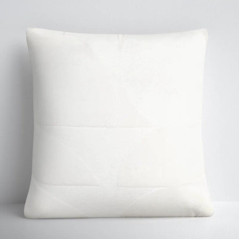 Joshelin Embroidered Cotton Throw Pillow