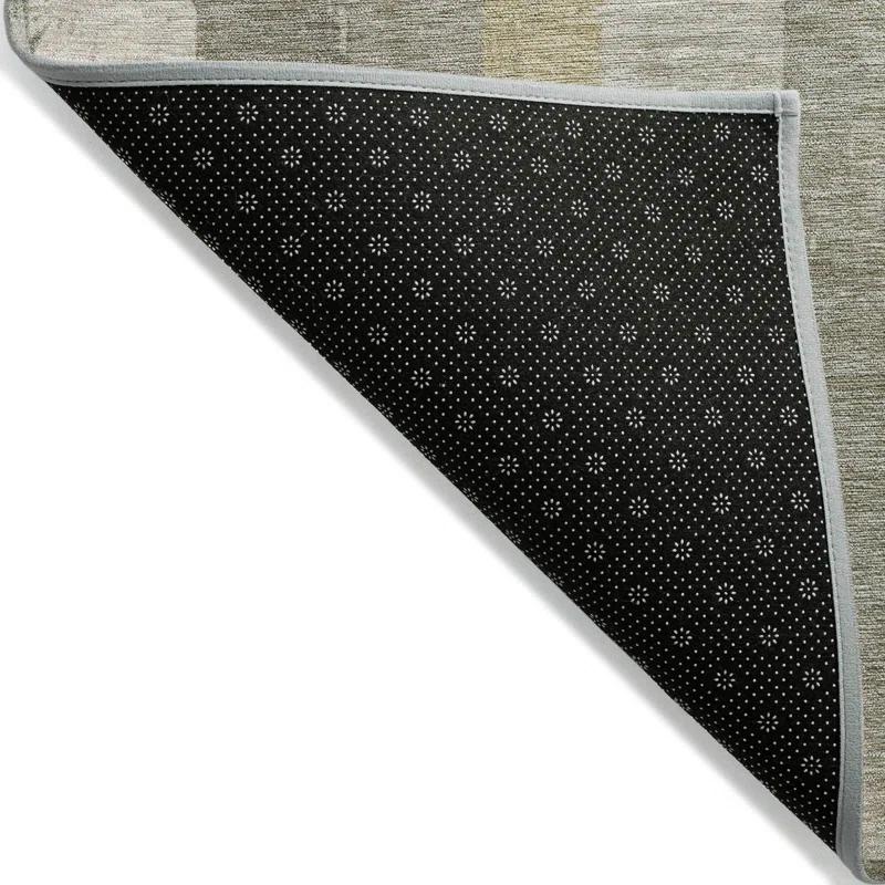 Machine Washable Indoor/Outdoor Cinead ACN1689 Taupe Rug