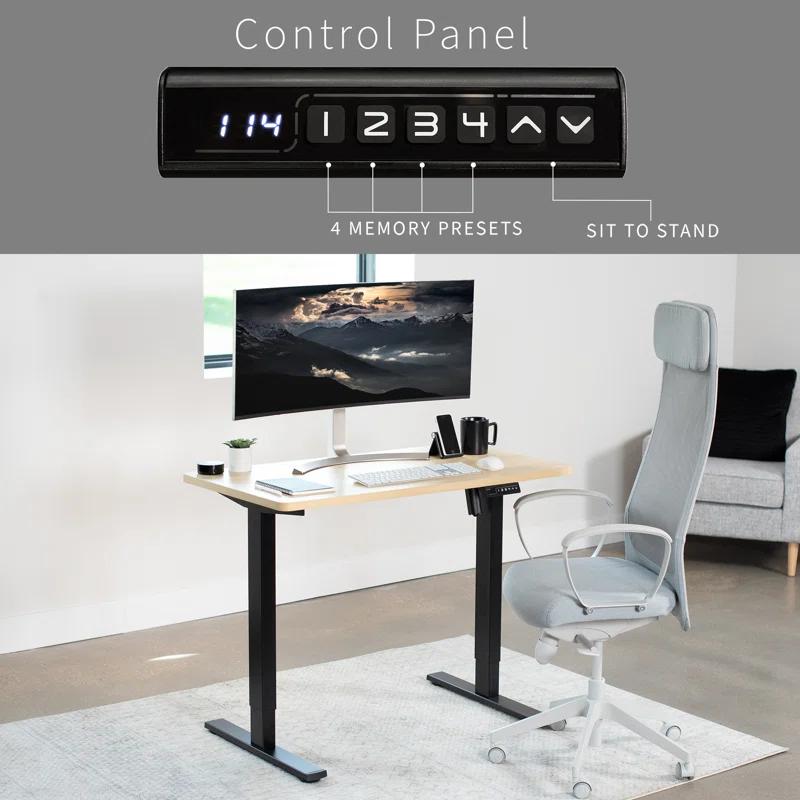 Vivo VIVO Single Motor Electric Desk with Push Button Memory Controller