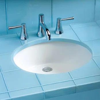 TOTO Rendezvous® Vitreous China Oval Undermount Bathroom Sink with Overflow LT579G#11