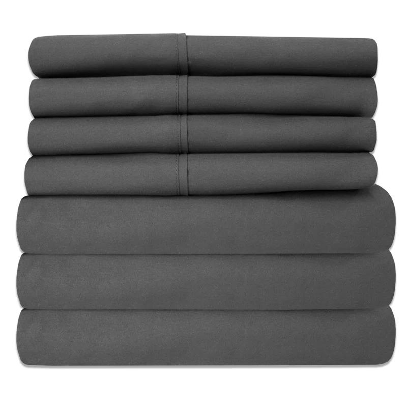 Sweet Home Collection Luxurious Soft Microfiber Sheet Set with Bonus Pillowcases