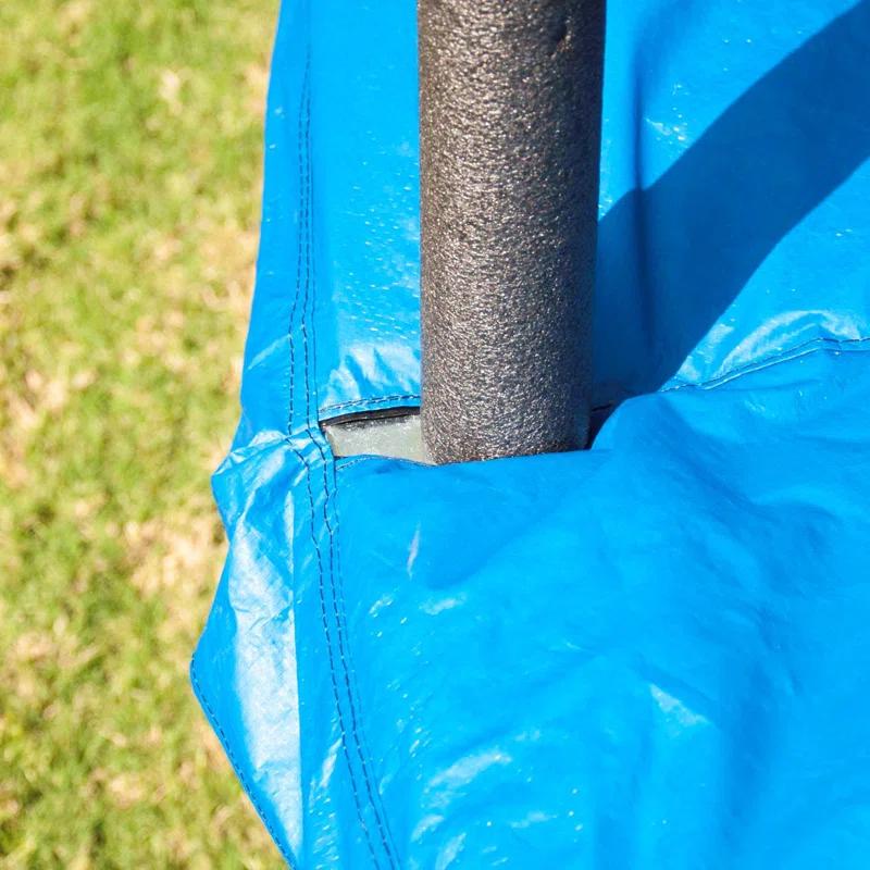 YJ USA 15' Round Backyard Trampoline with Safety Enclosure